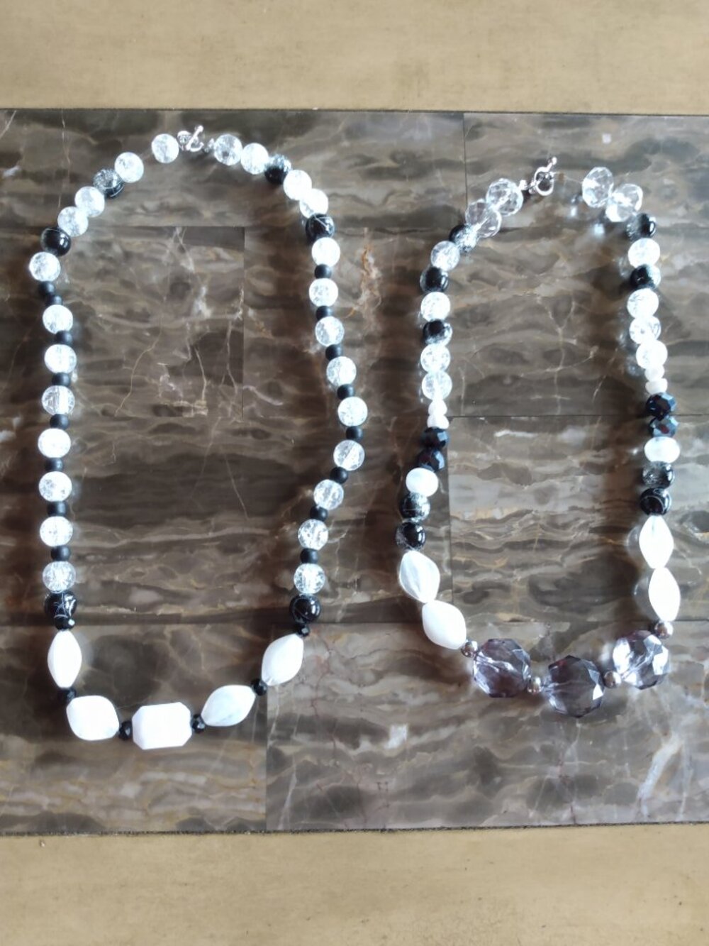 Glass Bead Necklace Set